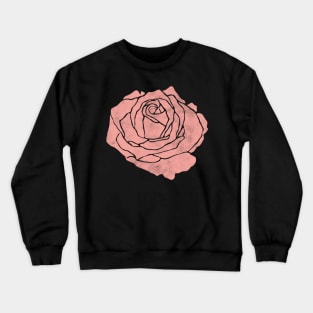 Pink Rose Crewneck Sweatshirt